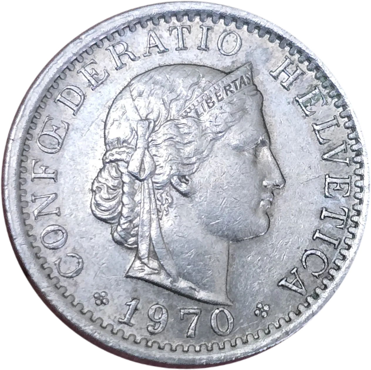 سکه سوئیس 20 راپن سوئیس